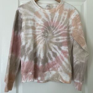 Abercrombie tie dye pullover sweatshirt